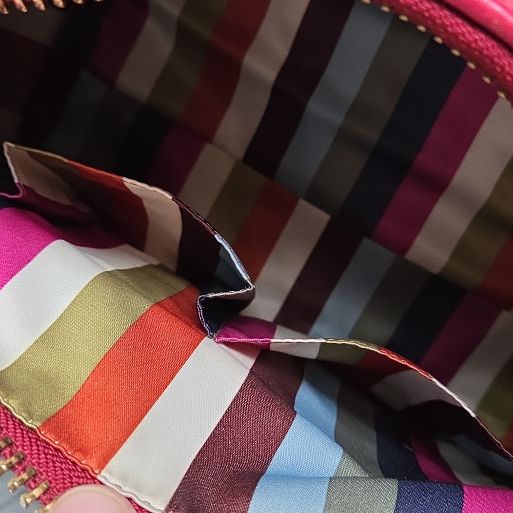 COACH Bleecker Street Limited Ed. Cranberry Barrett 65th Anniversary Leather Bag - Picture 15 of 17